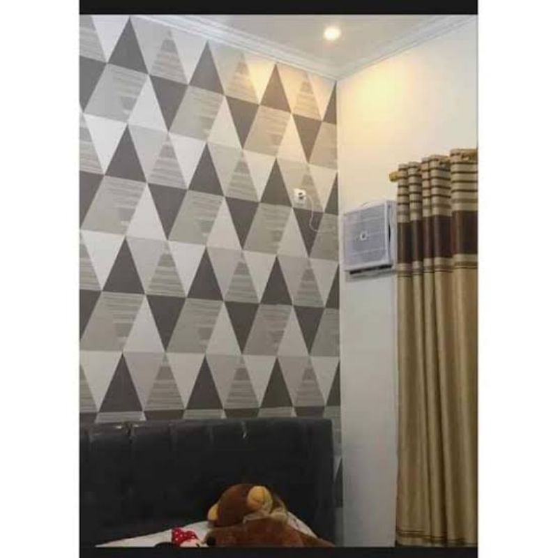 wallpaper sticker dinding segitiga abu wallpaper dinding segitiga abu wallpaper ticker segitiga abu 