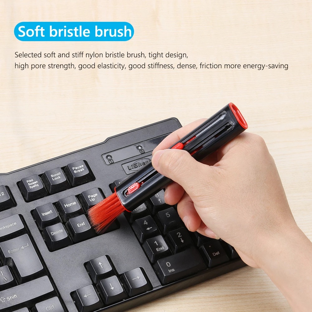 4 in 1 Sikat Pembersih Debu Multifungsi Untuk Keyboard / Lensa Kamera / Laptop