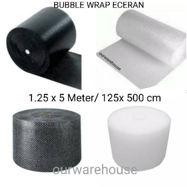 

BUBBLE WRAP Eceran 1.25 x 1 meter / 125 x 100 cm