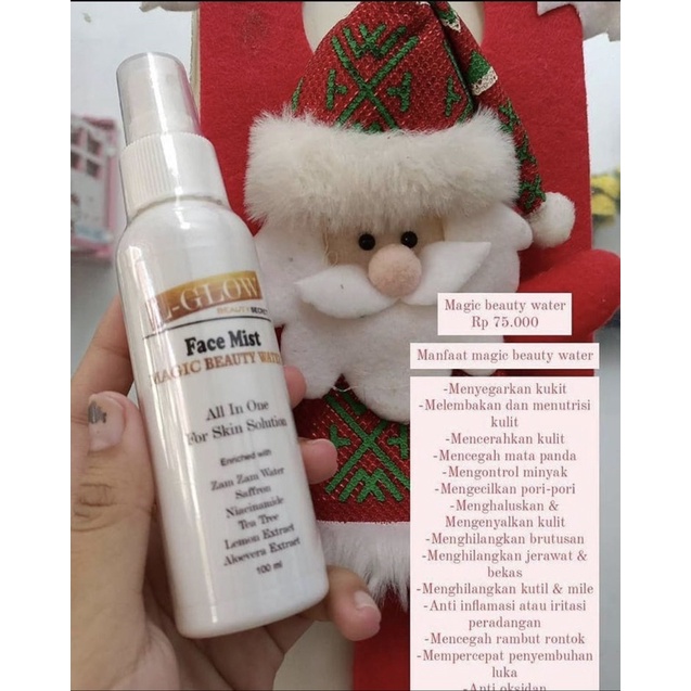 Face mist Magic beauty water ( solusi jerawat parah,bruntusan,Bopeng )