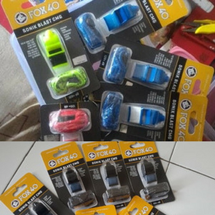 Pluit Wasit Sepakbola Lifrix fox sonik blast cmg Original / Perlengkapan Wasit