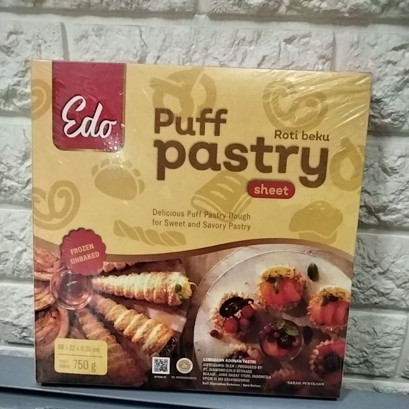 

EDO PUFF PASTRY SHEET 750 GR