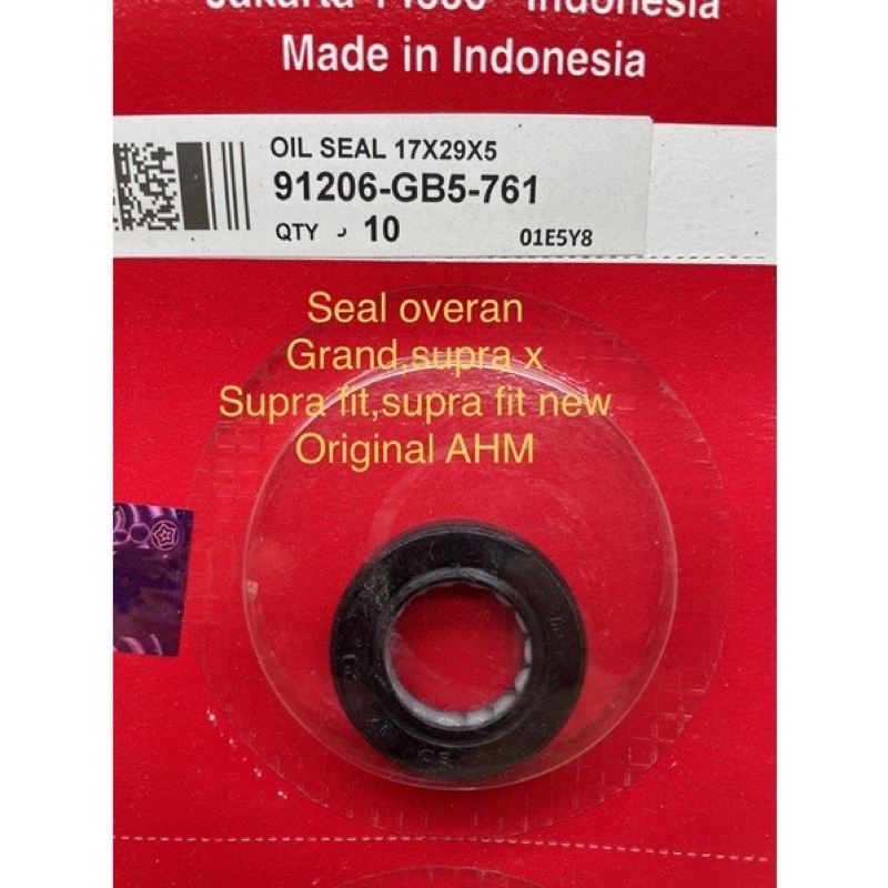 Seal Gear Depan Grand, Supra X, Supra Fit New