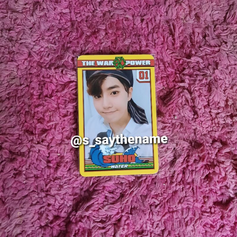 Exo Suho Photocard Power