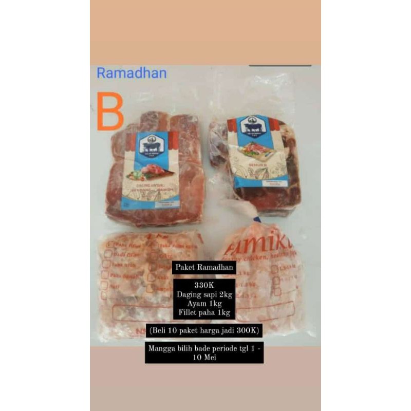 

paket daging fillet