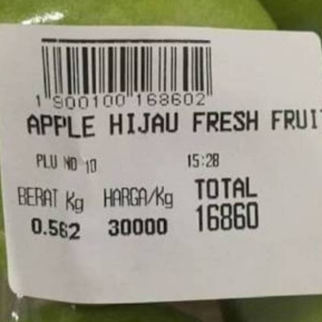 

Label thermal untuk timbangan