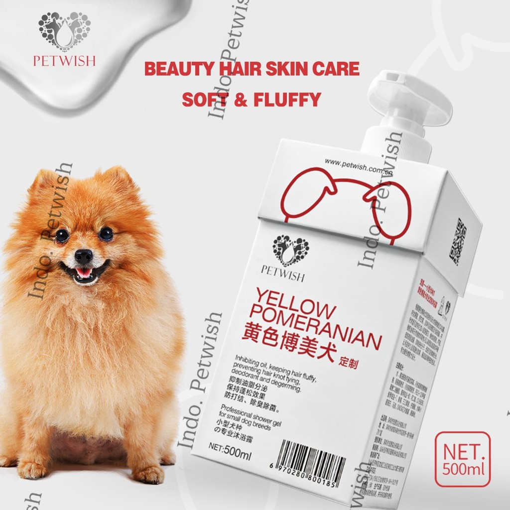 Petwish Shampo Anjing 500ML - Yellow Pomeranian - Dog Shampoo