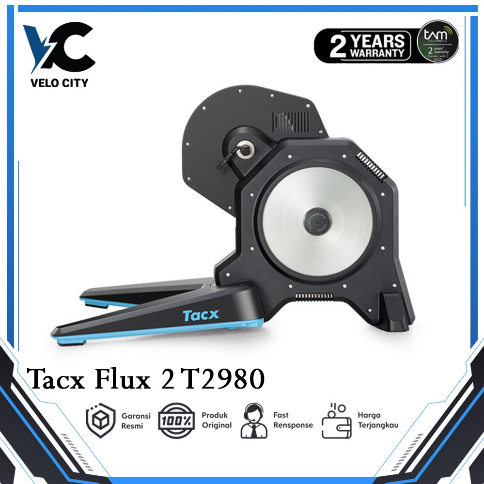 Garmin Tacx FLUX 2 Smart Trainer T2980 Original Garansi Resmi TAM