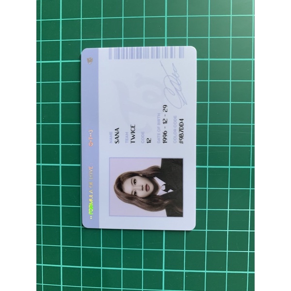 Id Card Blue Fol Sana