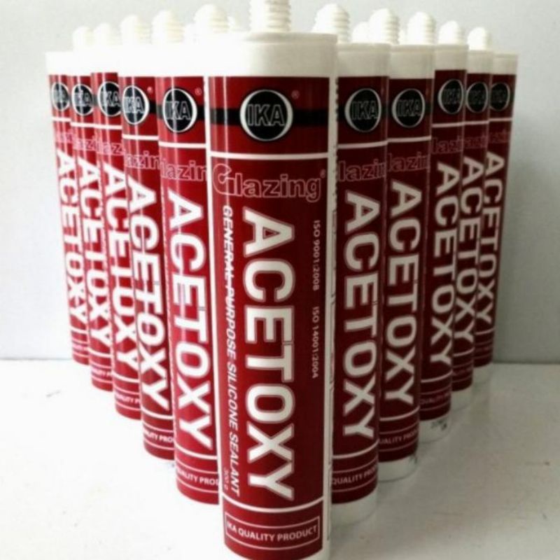 Lem kaca/Sealent Glazing Acetoxy- sealent clear 300gram