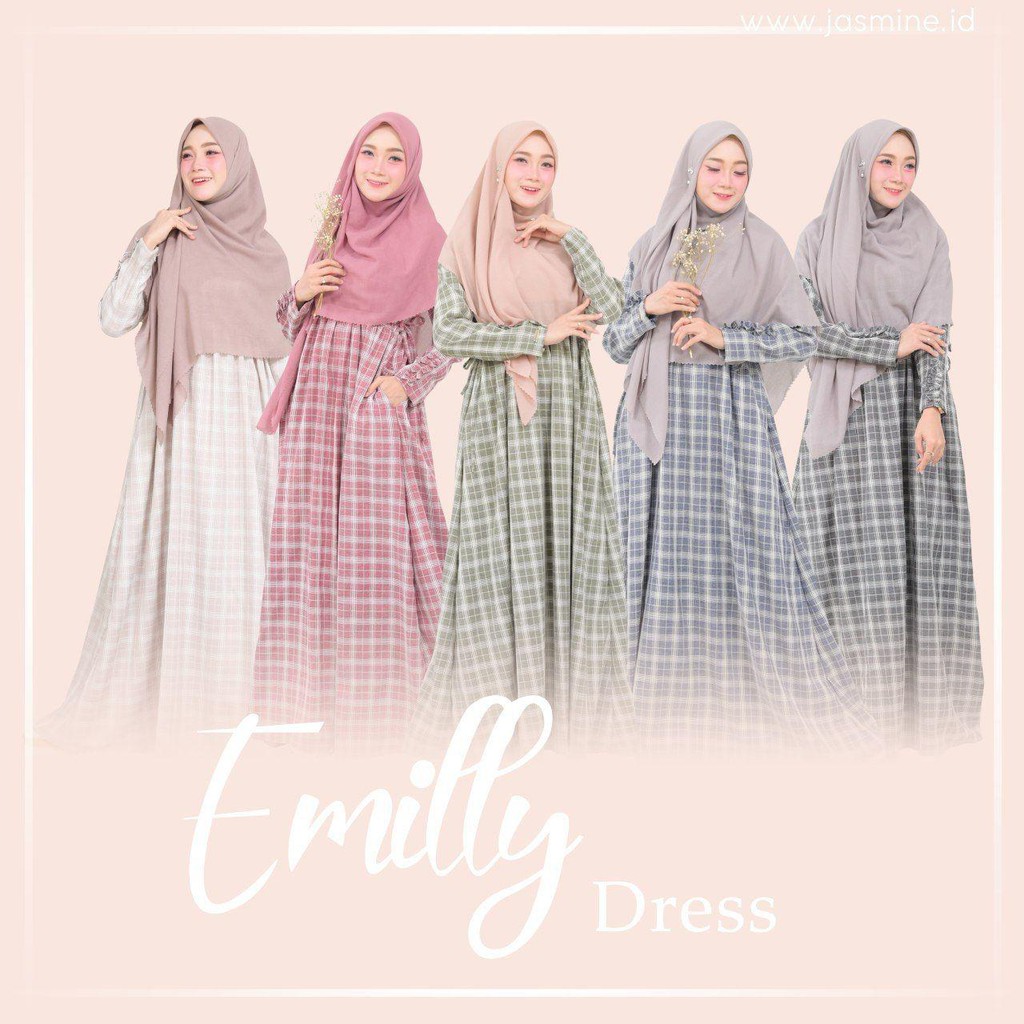 [SELLER RESMI] EMILY DRESS BY JASMINE