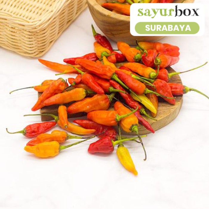 

Cabai Rawit Merah Conventional 200 gram (Sayurbox) - SURABAYA