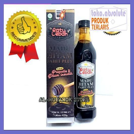 6E64S6- Madu Hitam Pahit Plus Propolis Ratu Lebah / Arrahmah / Obat Diabet 76Rdy-
