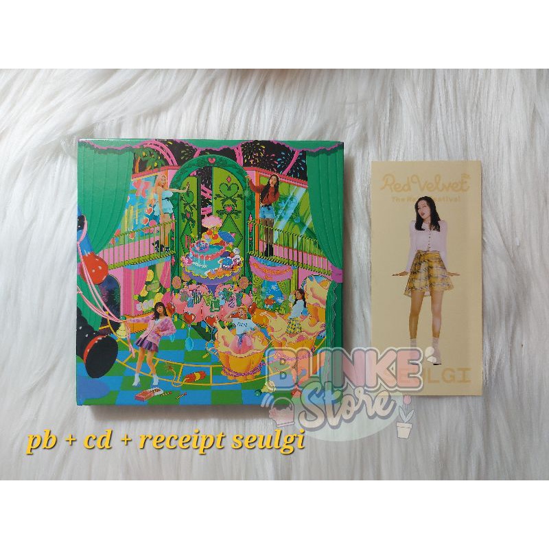album only red velvet reve festival finale scrapbook