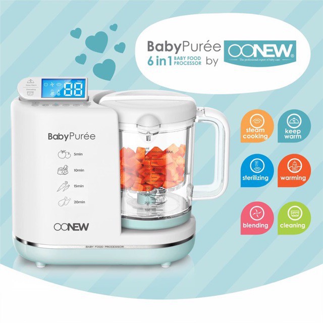 Oonew 6 in 1 Baby Food Processor TB1510S