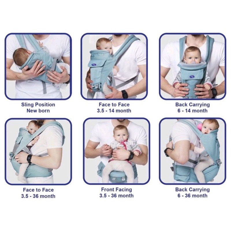 Baby Safe Baby Hip Seat Newborn To Toddler BC06/Gendongan Bayi Anak