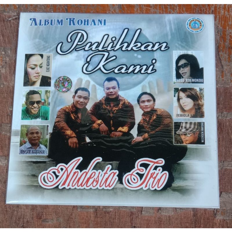 Kaset Vcd Original lagu Album rohani andesta trio