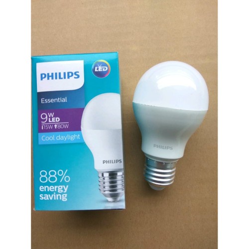 PHILIPS LAMPU LED  9 WATT PUTIH