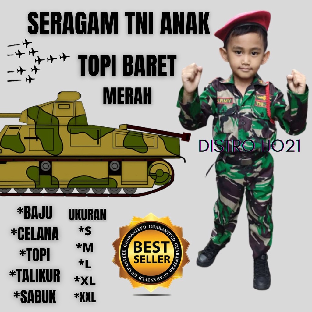 COD !! GROSIR SERAGAM PROFESI ANAK POLISI TNI LORENG CARNAVAL PDL ANAK LORENG PET BARET RIMBA COMANDO PROVESI ANAK TK MURAH