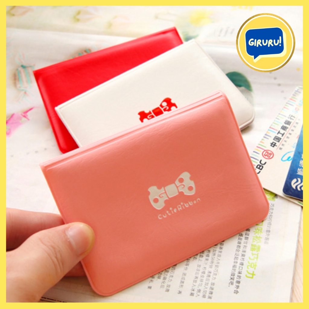 Dompet Kartu Pita Cutie Ribbon Dompet Kartu 12 Kartu Motif Pita ATM Card Holder / Dompet Kartu Wanita