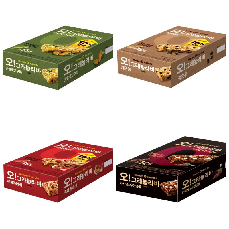 

Market O Nature Granola Bar Protein Bar Energi Bar Korea