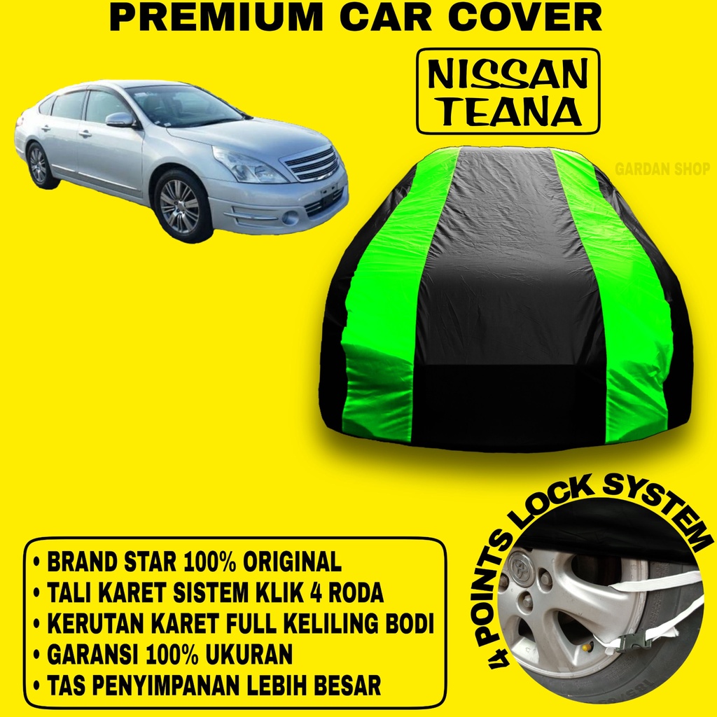 Body Cover NISSAN TEANA Sarung Strip HIJAU Penutup Pelindung Bodi Mobil Nissan Teana PREMIUM
