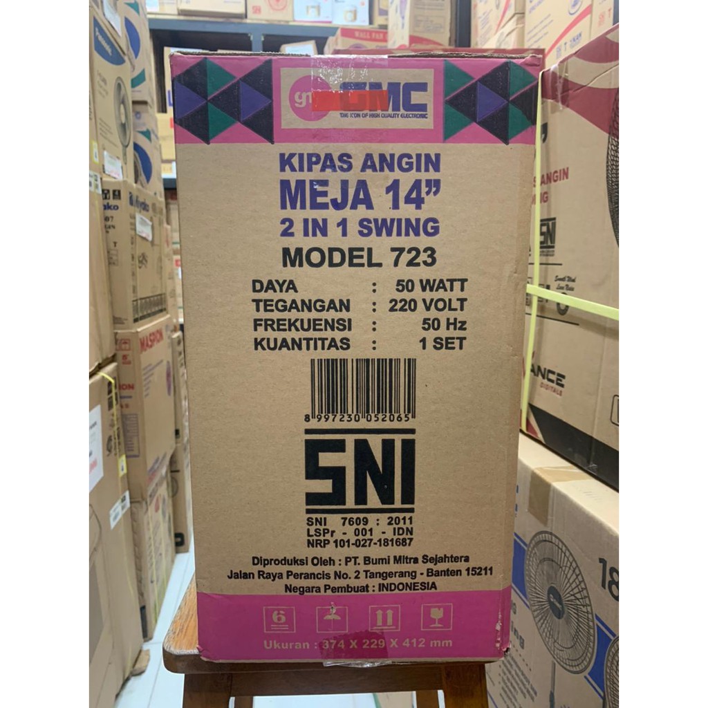 (PENGIRIMAN KHUSUS OJEK ONLINE) Kipas Tornado GMC 723 14 inch