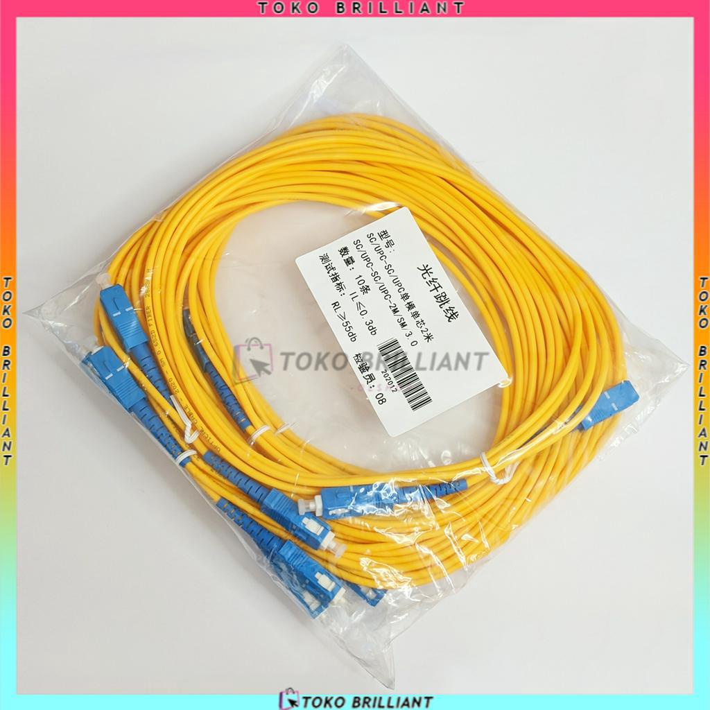 1M,2M,3M,5M Patchord SC to SC kabel cable fo ftth  SC - SC -1PCS