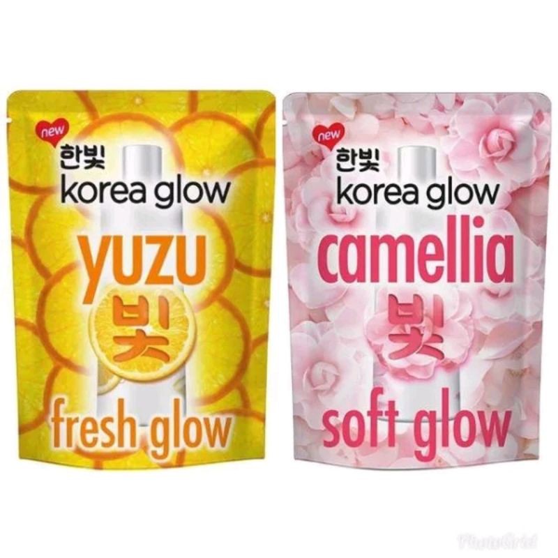 Korea Glow Yuzu/ Camelia Sabun Mandi Cair 450 ml