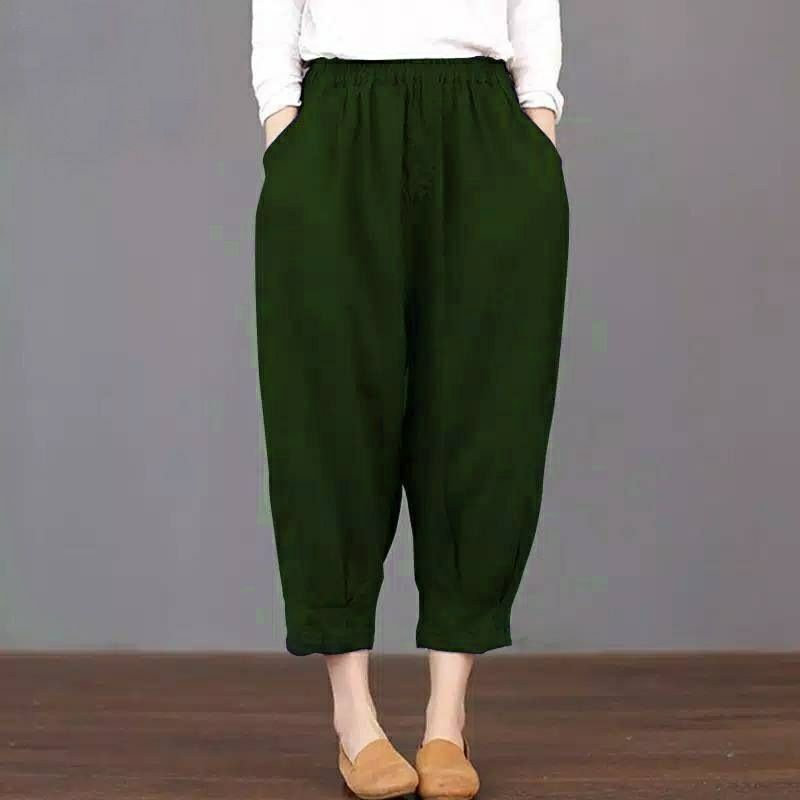 Mera pants / Celana chinos Willow pants wanita korea bahan twill stretch premium