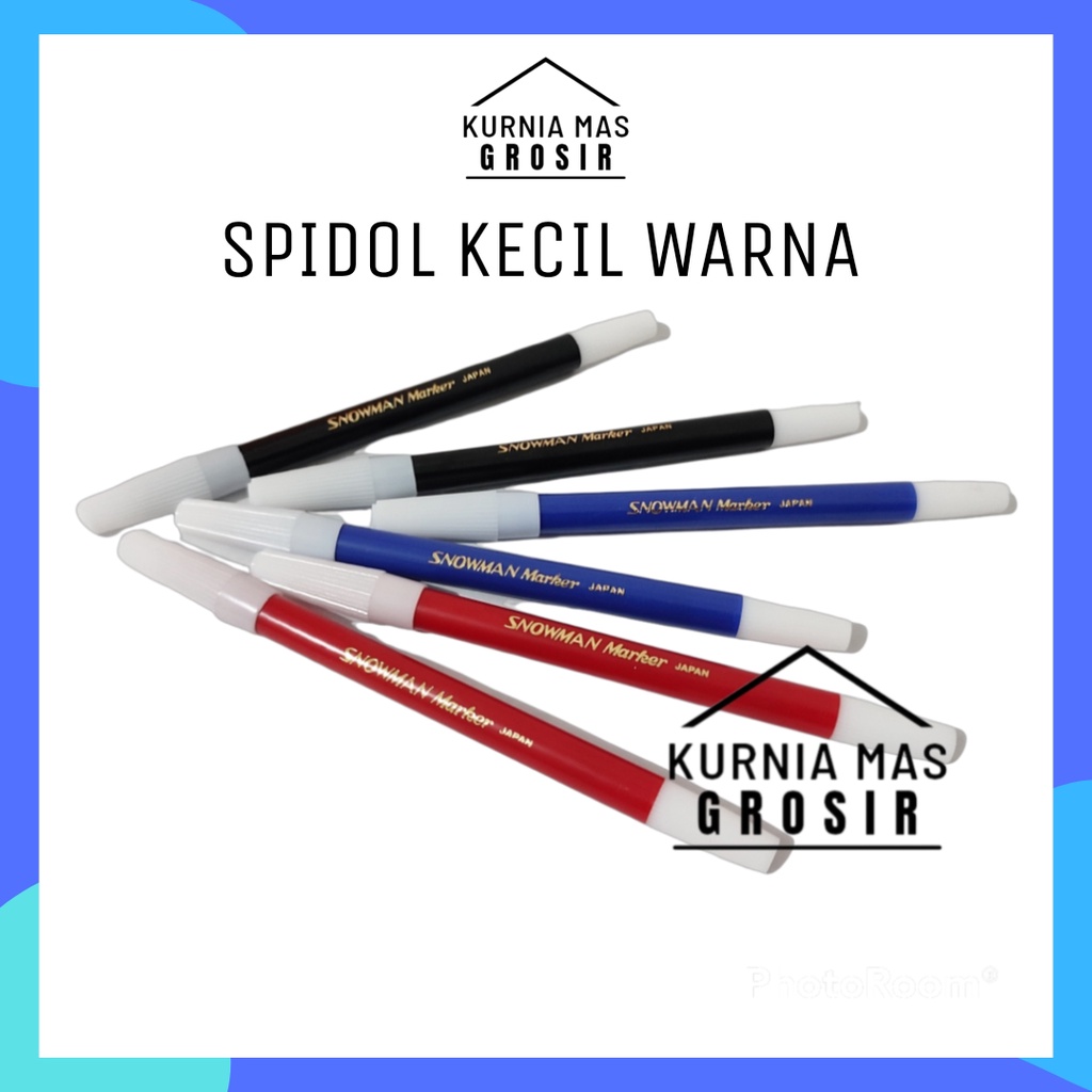 

3 PCS | Spidol KECIL WARNA Cap Snowman Spidol Warna Murah