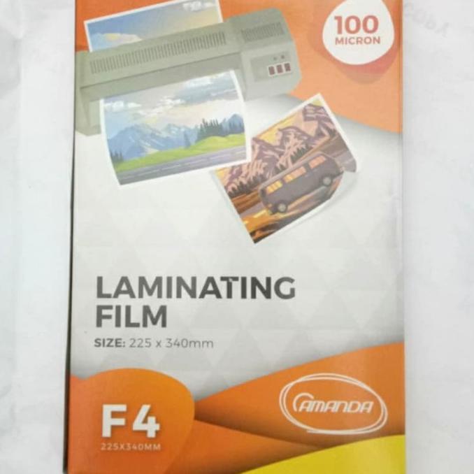 

223- Plastik Laminating Film F4- Amanda / Termurah