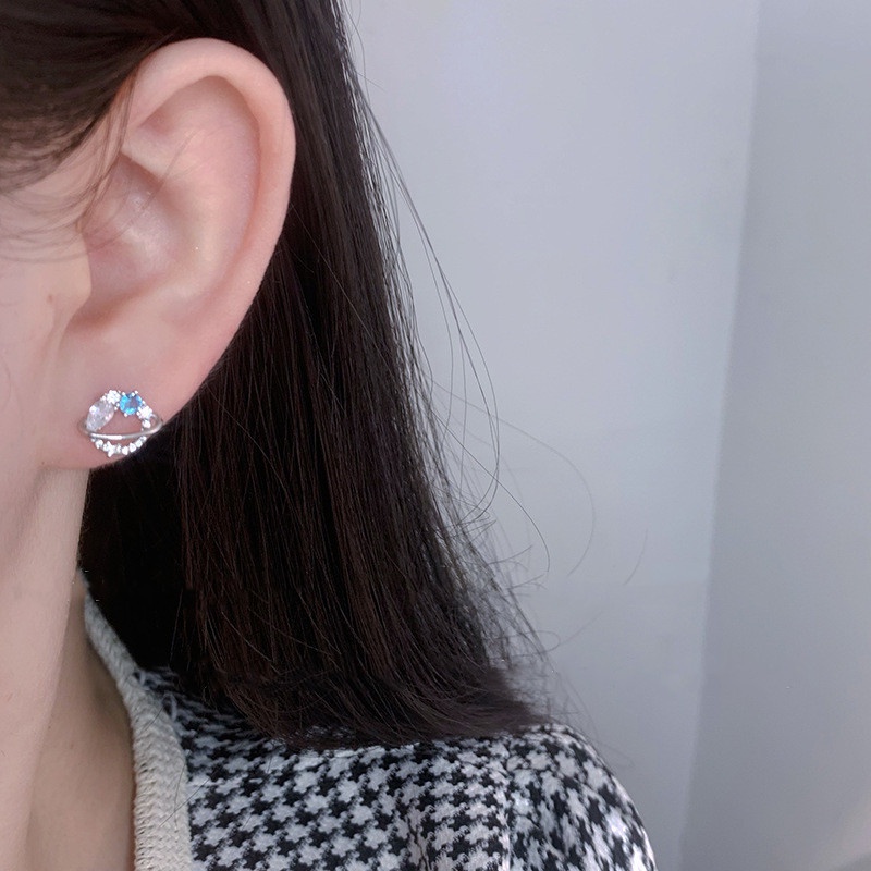 2022 Anting Tusuk Gantung Desain Planet Hias Berlian Gaya Koreasexy Untuk Wanita
