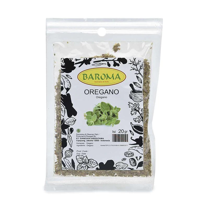 

Baroma Oregano Bumbu Masak Refill 20g