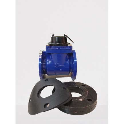Water Meter 2 1/2&quot; DKI ONESET Flange + Karet