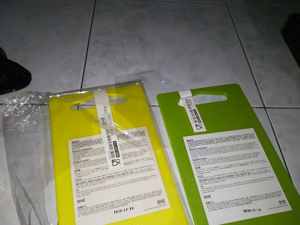 Hopplos Talenan Alas Potong Dapur Plastik Kecil Ringkas