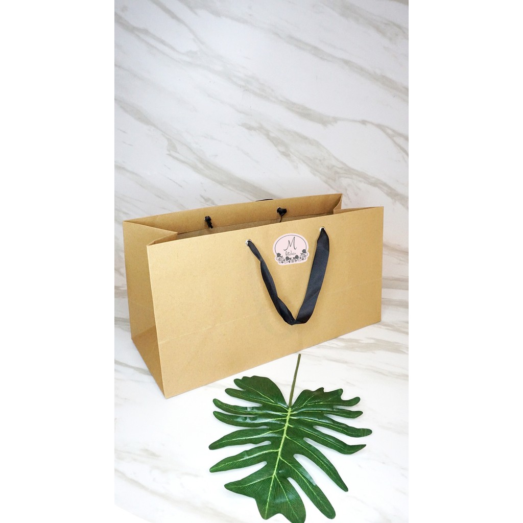 

Paperbag Carton Brown 34,5x14x18