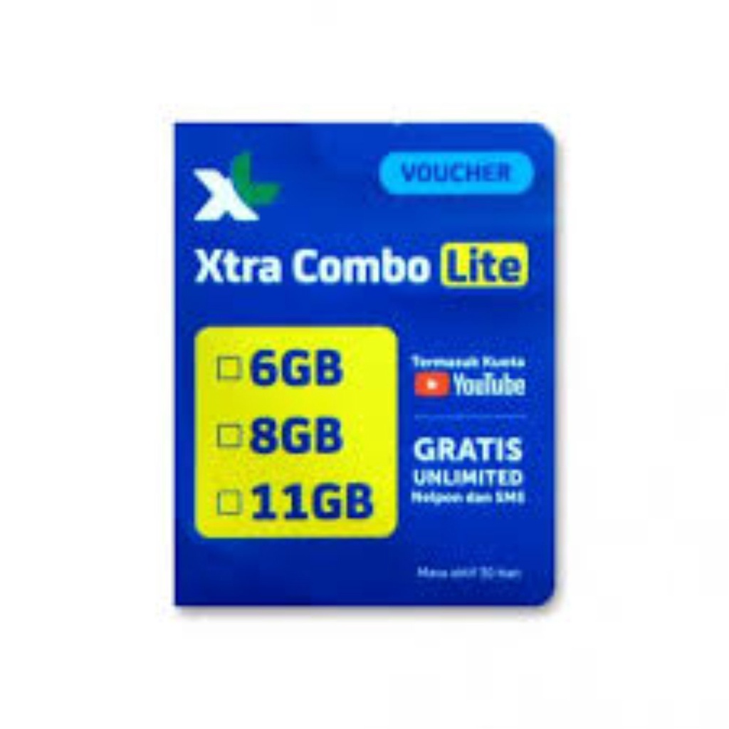Voucher murah 2GB 3,5GB 5,5GB 9GB voucher xl