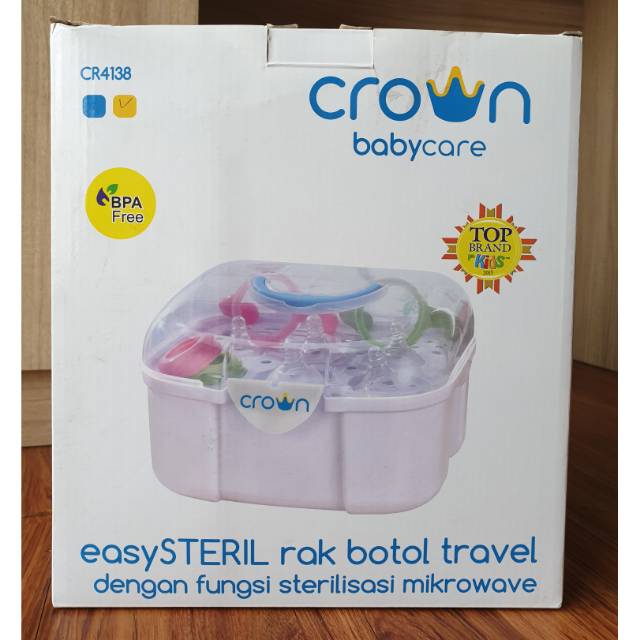 New Steril Botol Susu Crown