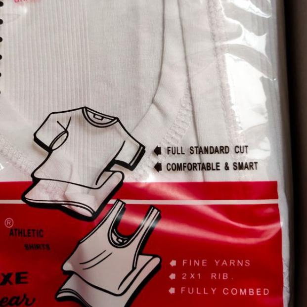 SINGLET HINGS PRIA, SINGLET DEWASA SALUR / KAOS DALAM PRIA HING'S SINGLET HINGS MERAH/ KUTANG, ORI