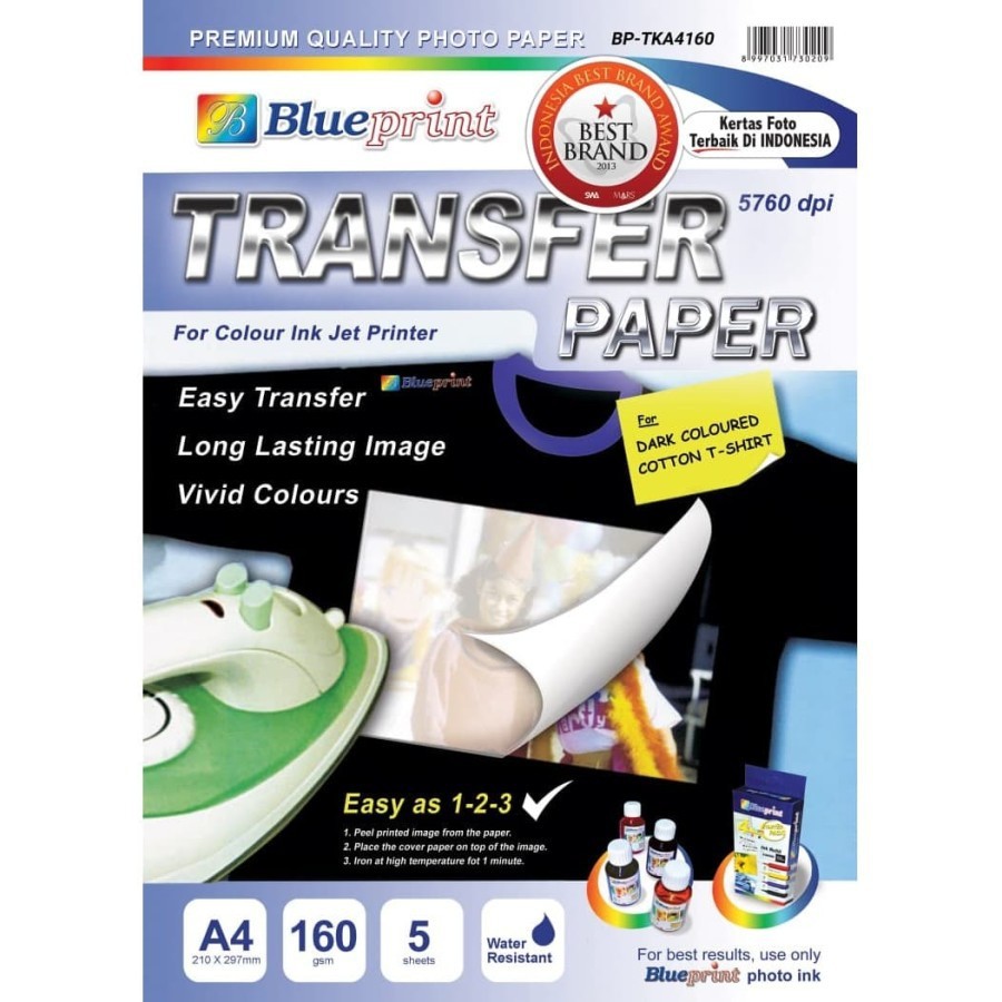 

BLUEPRINT TRANSFER PAPER DARK A4 - 160 GSM (BP-TKA4160)