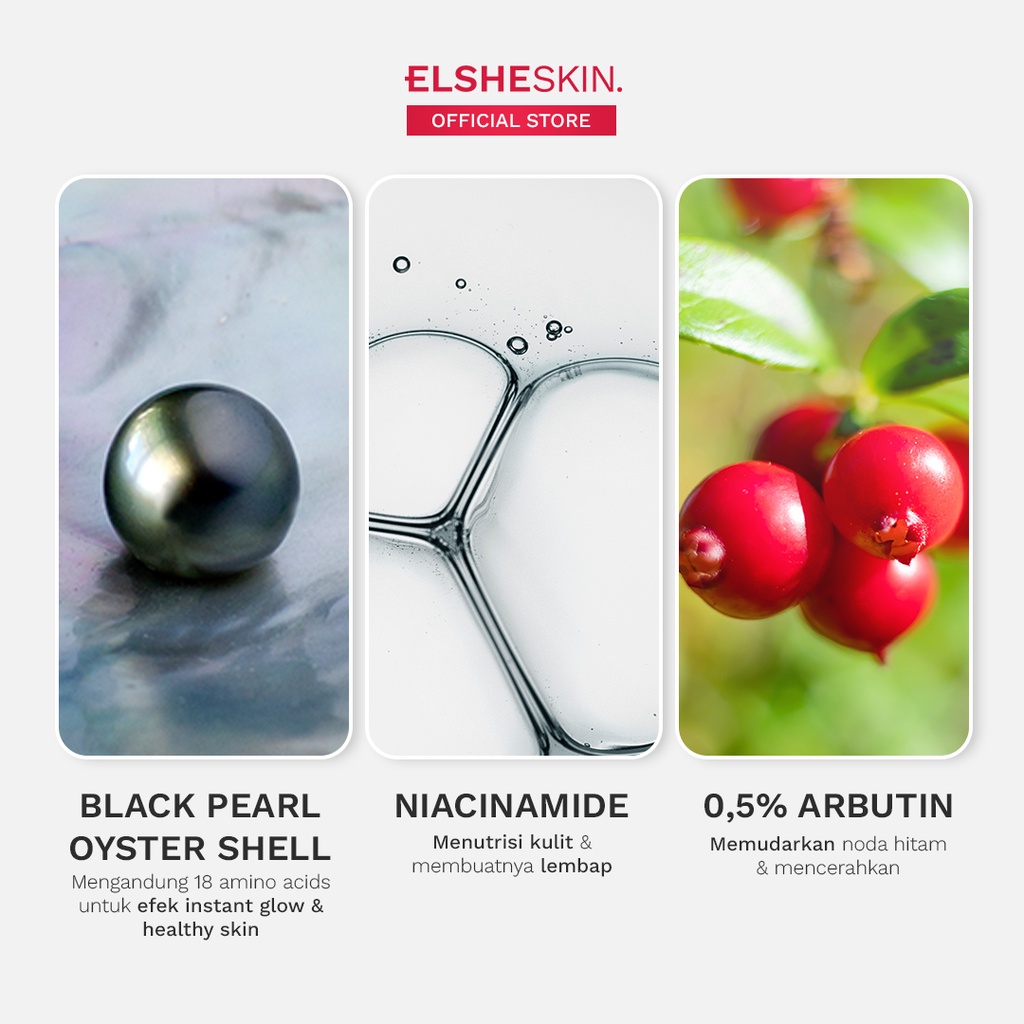 ElsheSkin Radiant Skin Serum - 15/30ml Niacinamide (Cerah, Glowing, Kenyal) - Serum Glowing-3