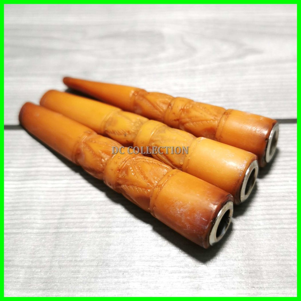 Pipa Rokok Tulang Sapi Ukir Dengan Ring Rasa Gurih dan Nikmat