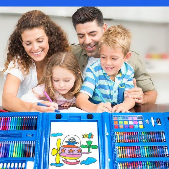

Trend - Crayon Set 208pcs / Krayon Mewarnai Anak 208pcs / Pensil Warna Set 208pcs ..