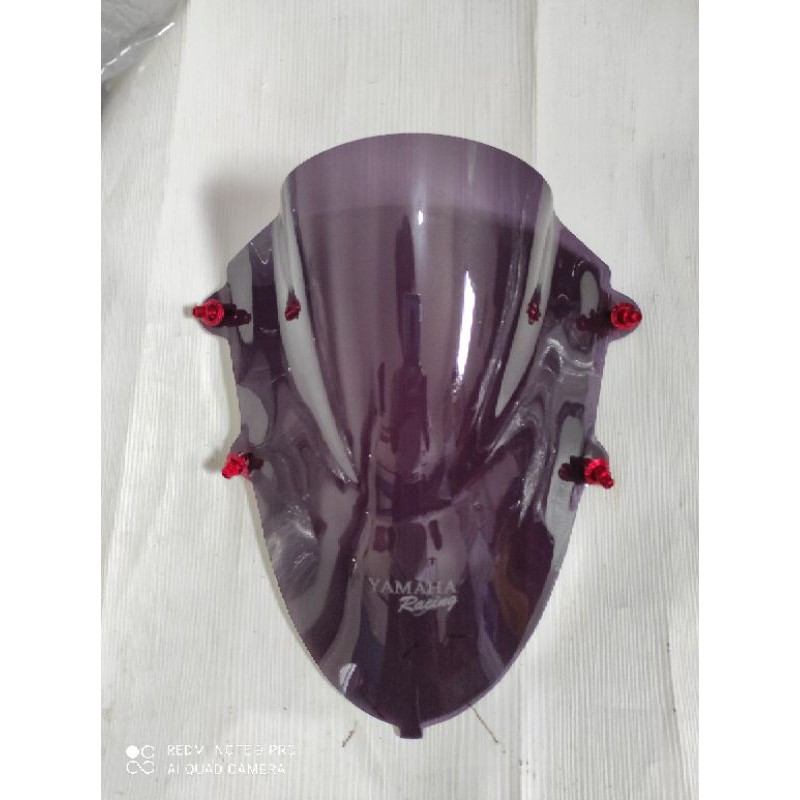 Visor /kaca depan R15 V3 jenong+baut pendek