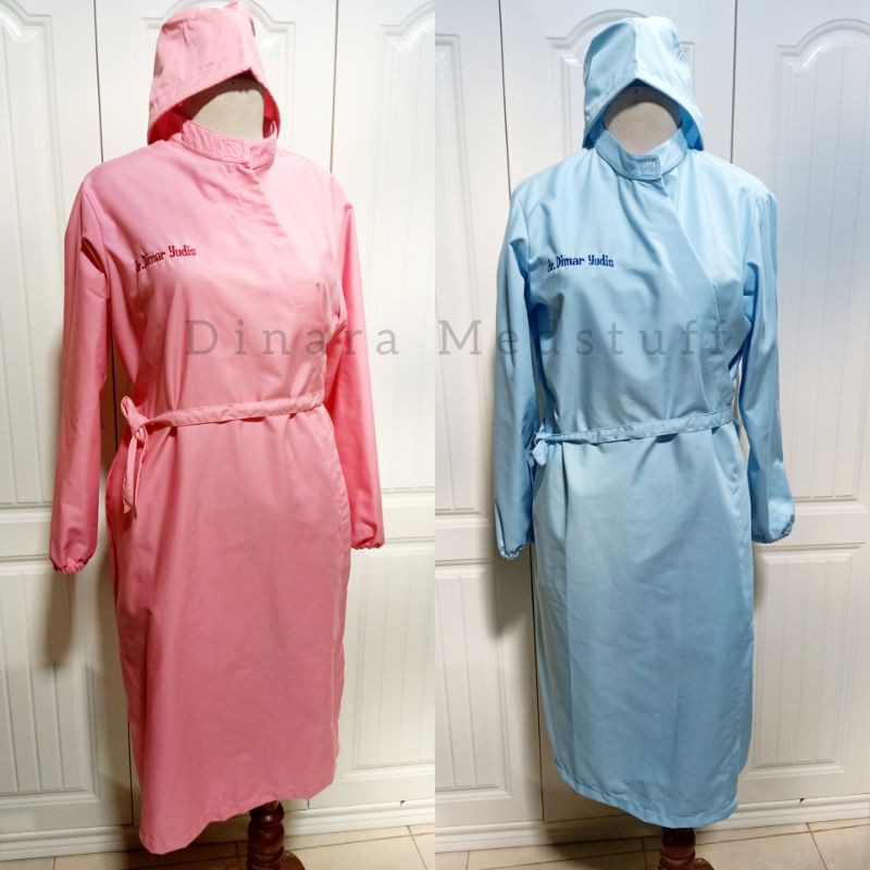 APD JUBAH GOWN OPERASI | JUBAH OPERASI MODEL KIMONO| OVERLAB | MEDICAL GOWN