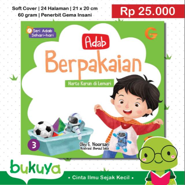 Buku Anak Muslim Adab Berpakaian Seri Adab Sehari-Hari