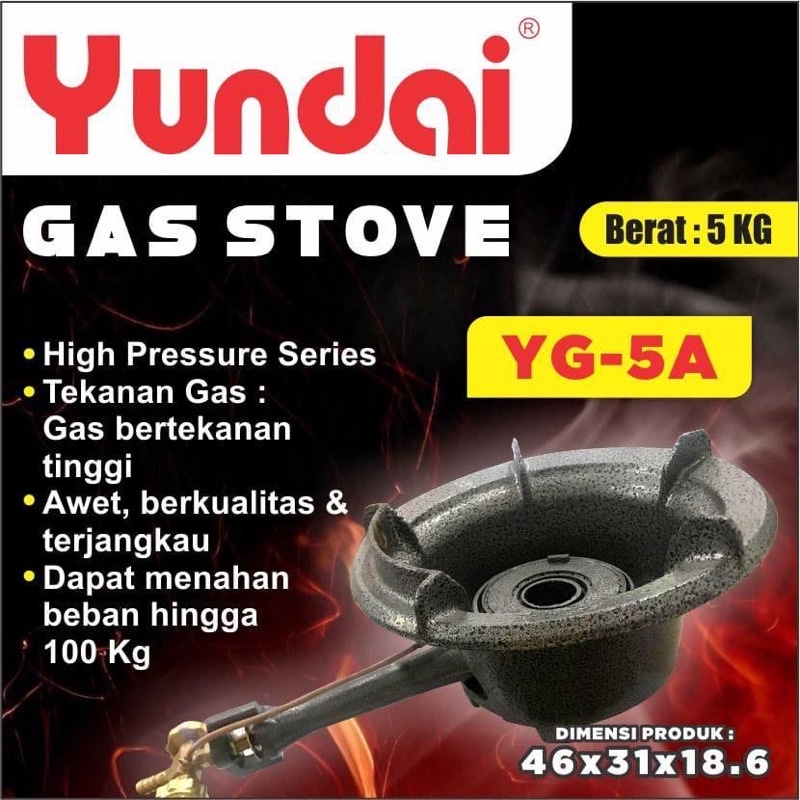 YUNDAI KOMPOR GAS 1 TUNGKU YG5A