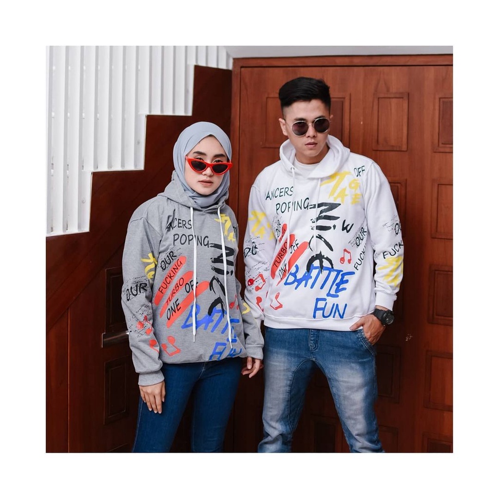 NICE BATTLE HOODIE || SWEATER HOODIE UNISEX