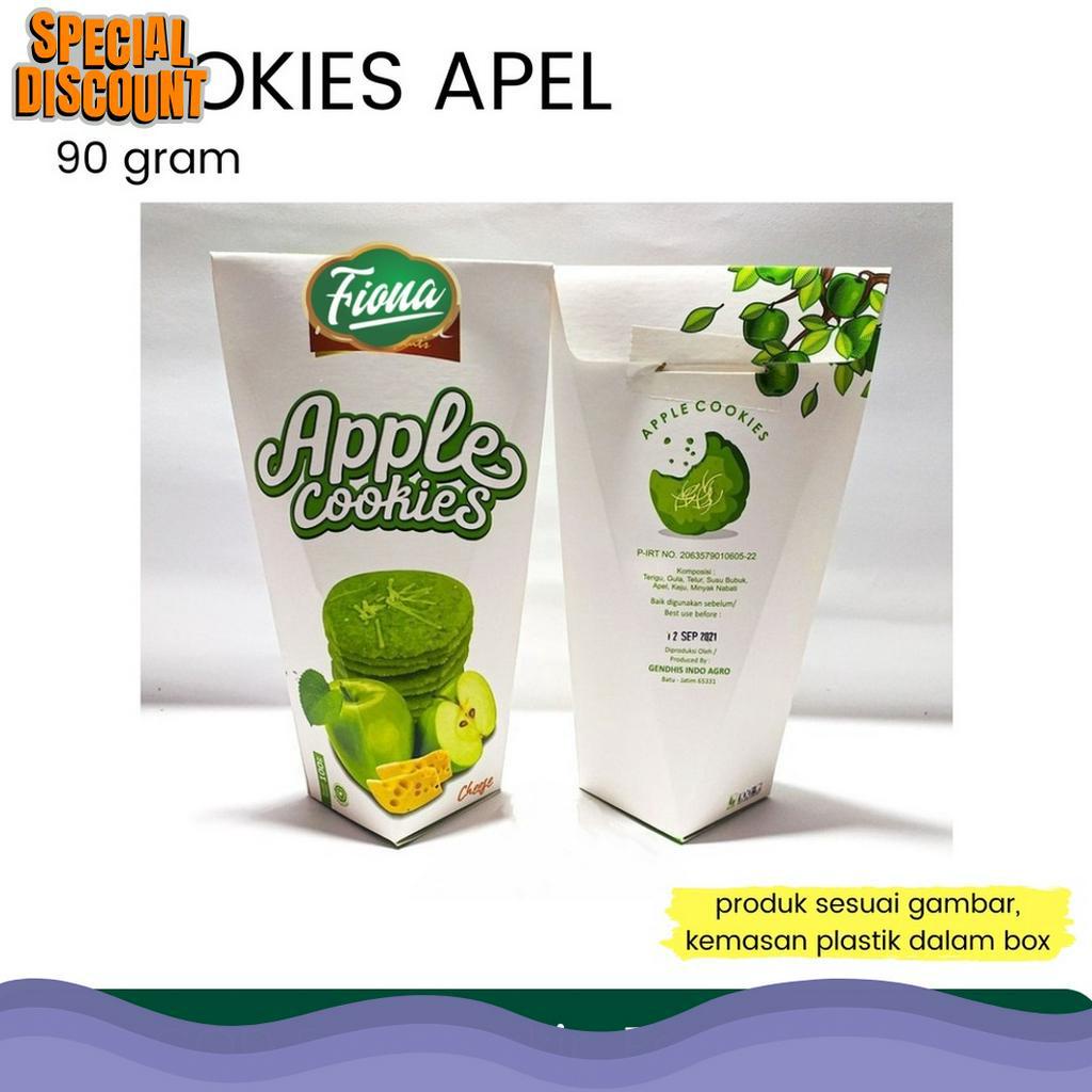 

SPESIAL Fiona Cookies Buah Apel Oleholeh Khas Malang